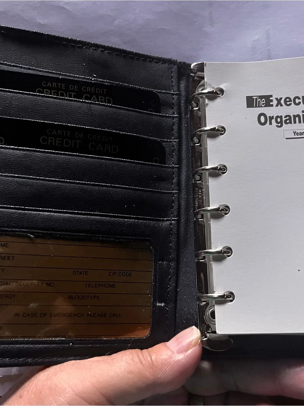 Dior agenda Dark Blue Leather planner  Christian Dior address book
